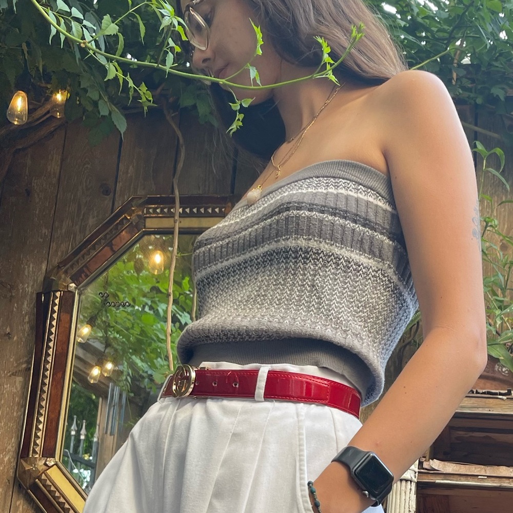 Aerie Strapless Crop